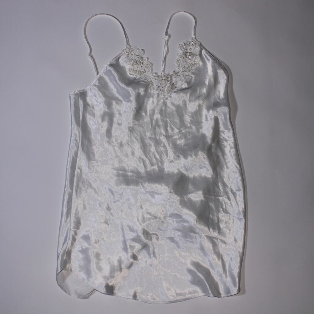 Fredricks Of Hollywood Vintage White Slip Dress
